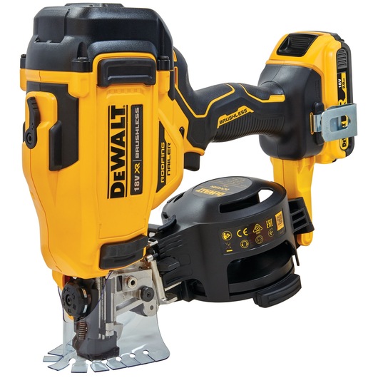 18V XR Cordless Roofing Nailer - 2 x 2Ah